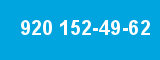 920 152-49-62 920 152-49-62